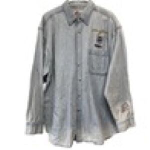 Men's Gray Denim Shirt